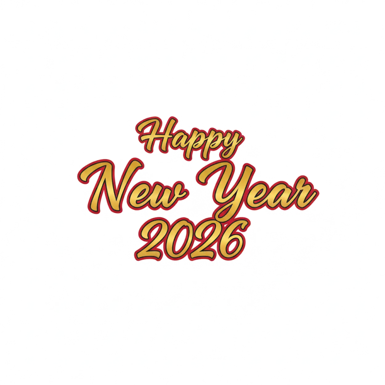 Free Download Happy New Year 2026 Png Element - High Quality Happy New Year 2026 Png PNG Image