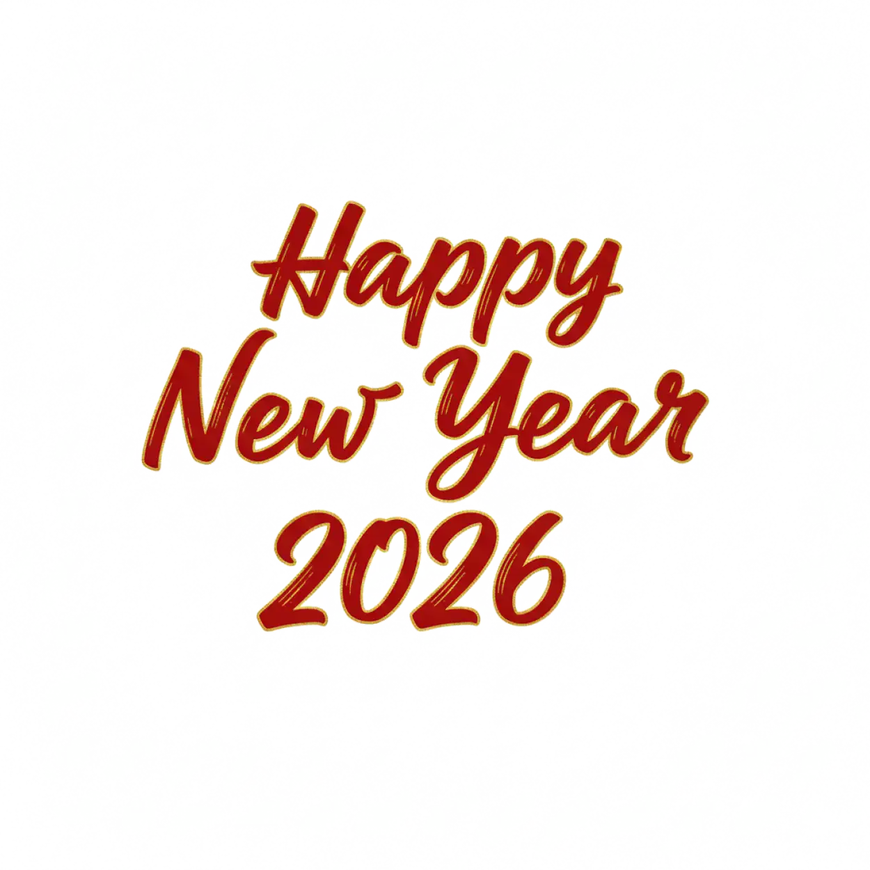 Free Download Happy New Year 2026 Png For Branding - High Quality Happy New Year 2026 Png PNG Image