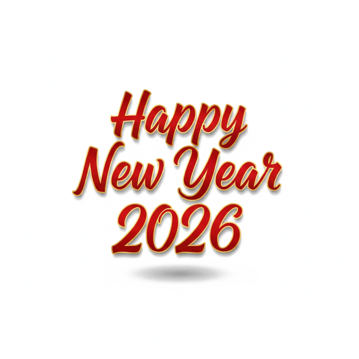 Free Download Happy New Year 2026 Png For Digital Marketing - High Quality Happy New Year 2026 Png PNG Image