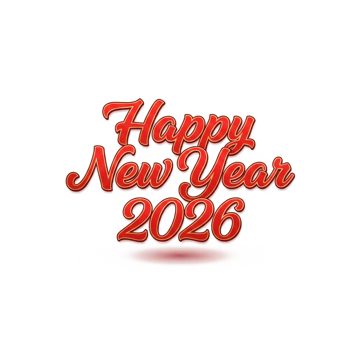 Free Download Happy New Year 2026 Png For Hoarding - High Quality Happy New Year 2026 Png PNG Image