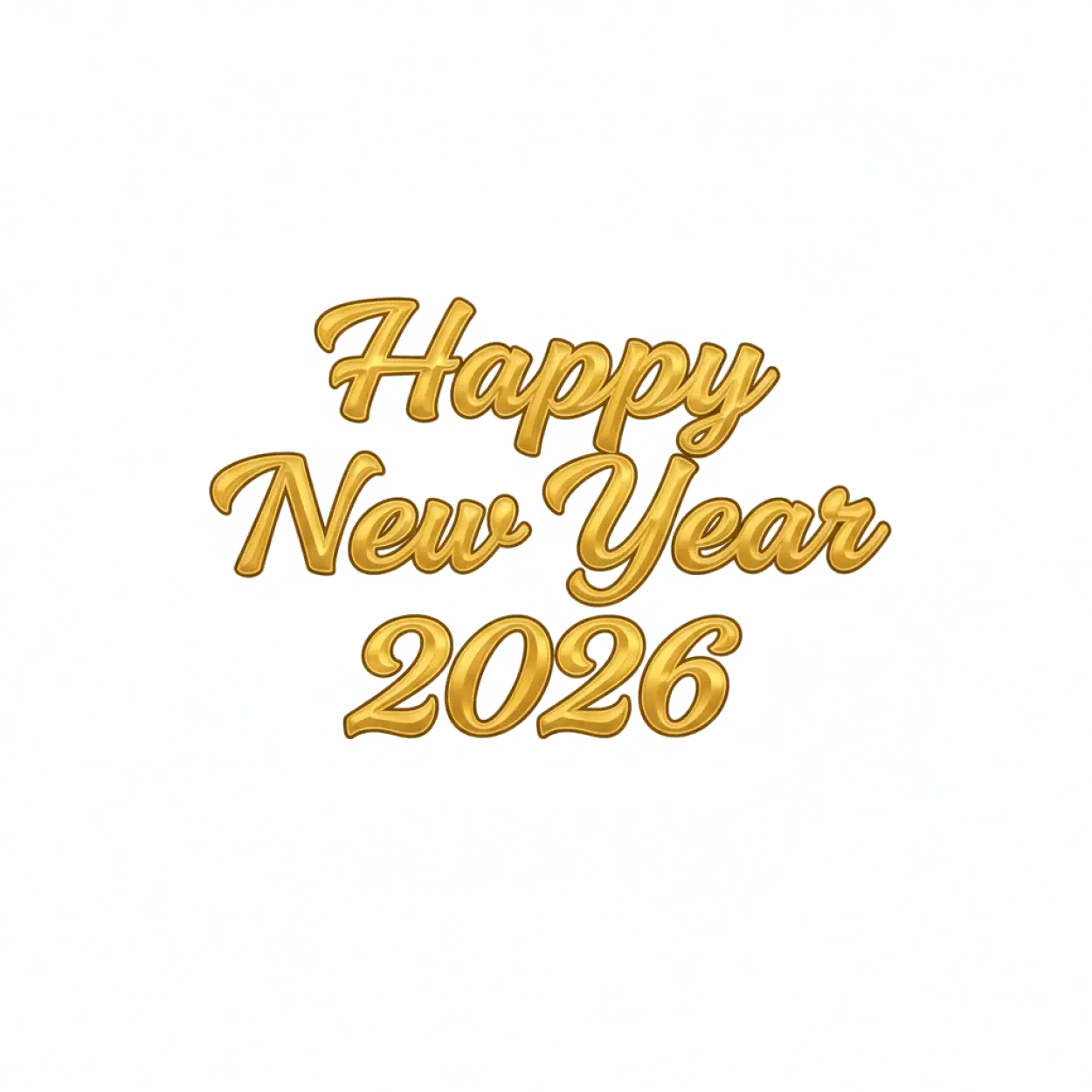 Free Download Happy New Year 2026 Png For Invitation Card - High Quality Happy New Year 2026 Png PNG Image