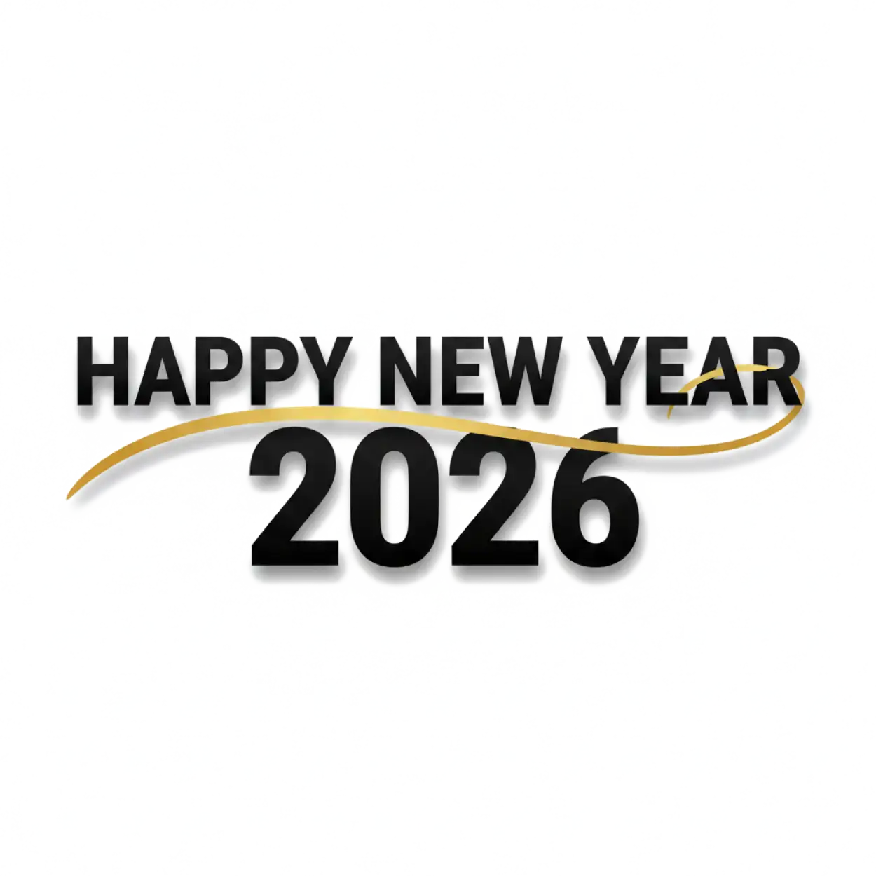Free Download Happy New Year 2026 Png For Landing Page - High Quality Happy New Year 2026 Png PNG Image