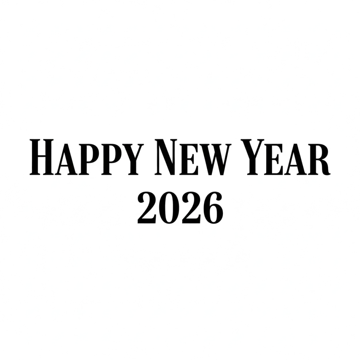 Free Download Happy New Year 2026 Png Modern Calligraphy - High Quality Happy New Year 2026 Png PNG Image