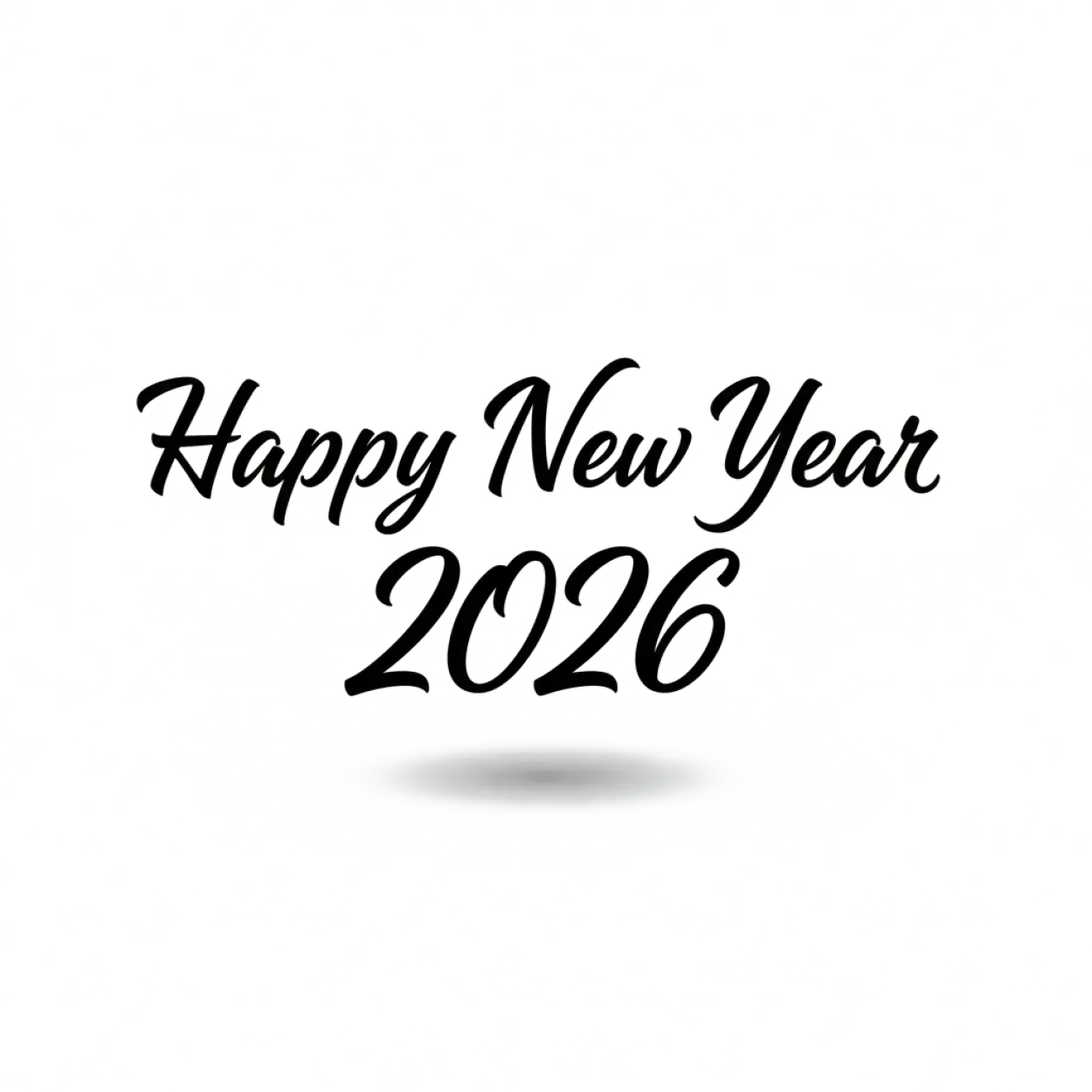 Free Download Happy New Year 2026 Png Photoshop - High Quality Happy New Year 2026 Png PNG Image