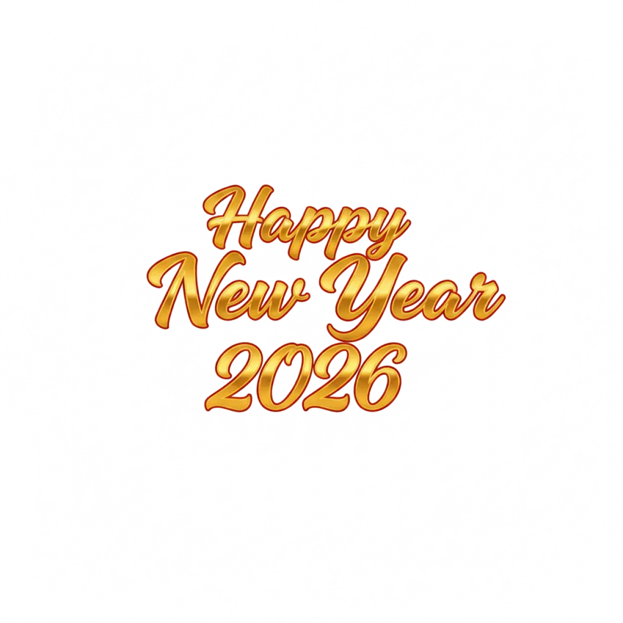 Free Download Happy New Year 2026 Png Text Effect - High Quality Happy New Year 2026 Png PNG Image