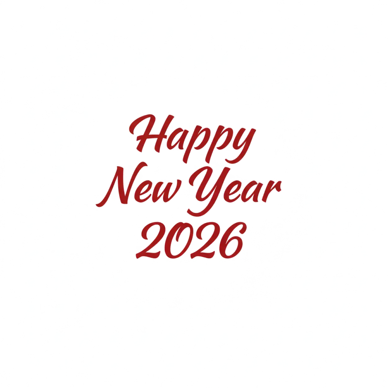 Free Download Happy New Year 2026 Png Text For Greeting Card - High Quality Happy New Year 2026 Png PNG Image