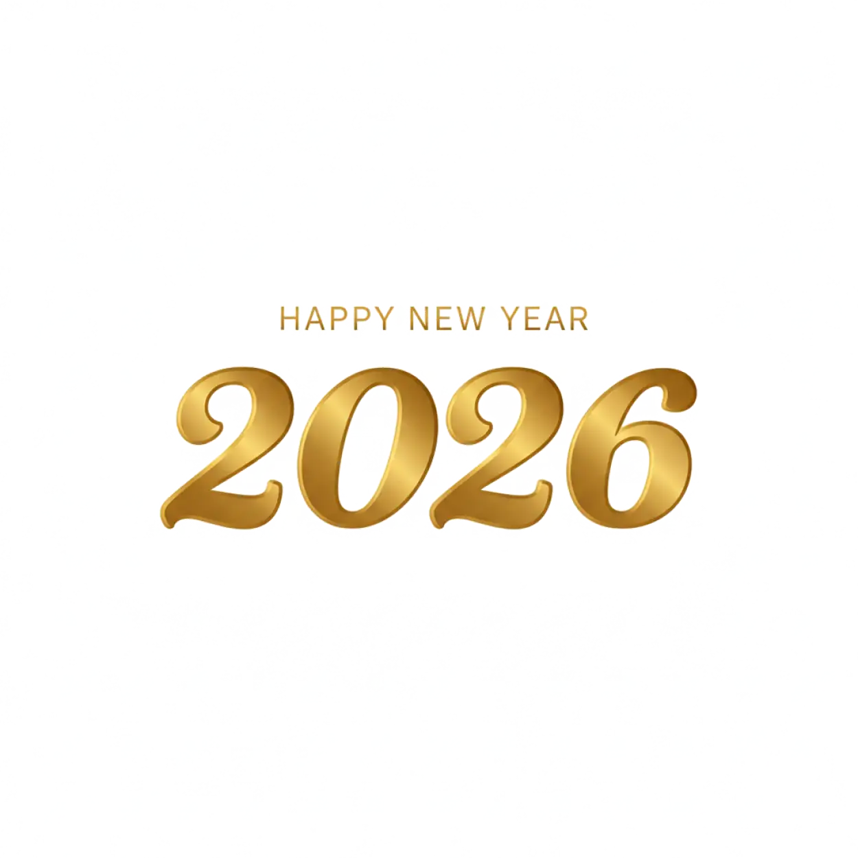 Free Download Happy New Year 2026 Png Text For Whatsapp - High Quality Happy New Year 2026 Png PNG Image