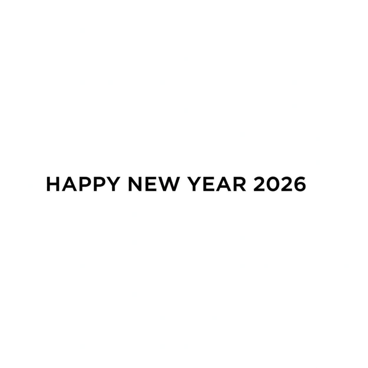 Free Download Happy New Year 2026 Png Text Gold Calligraphy - High Quality Happy New Year 2026 Png PNG Image