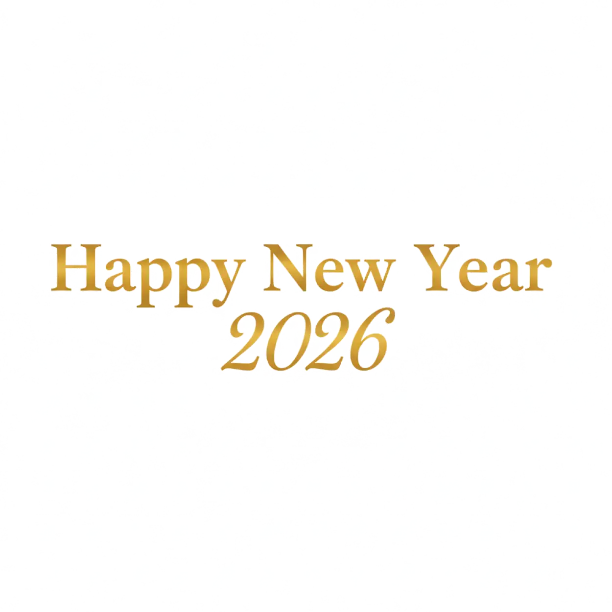 Free Download Happy New Year 2026 Png Text Studio Quality - High Quality Happy New Year 2026 Png PNG Image