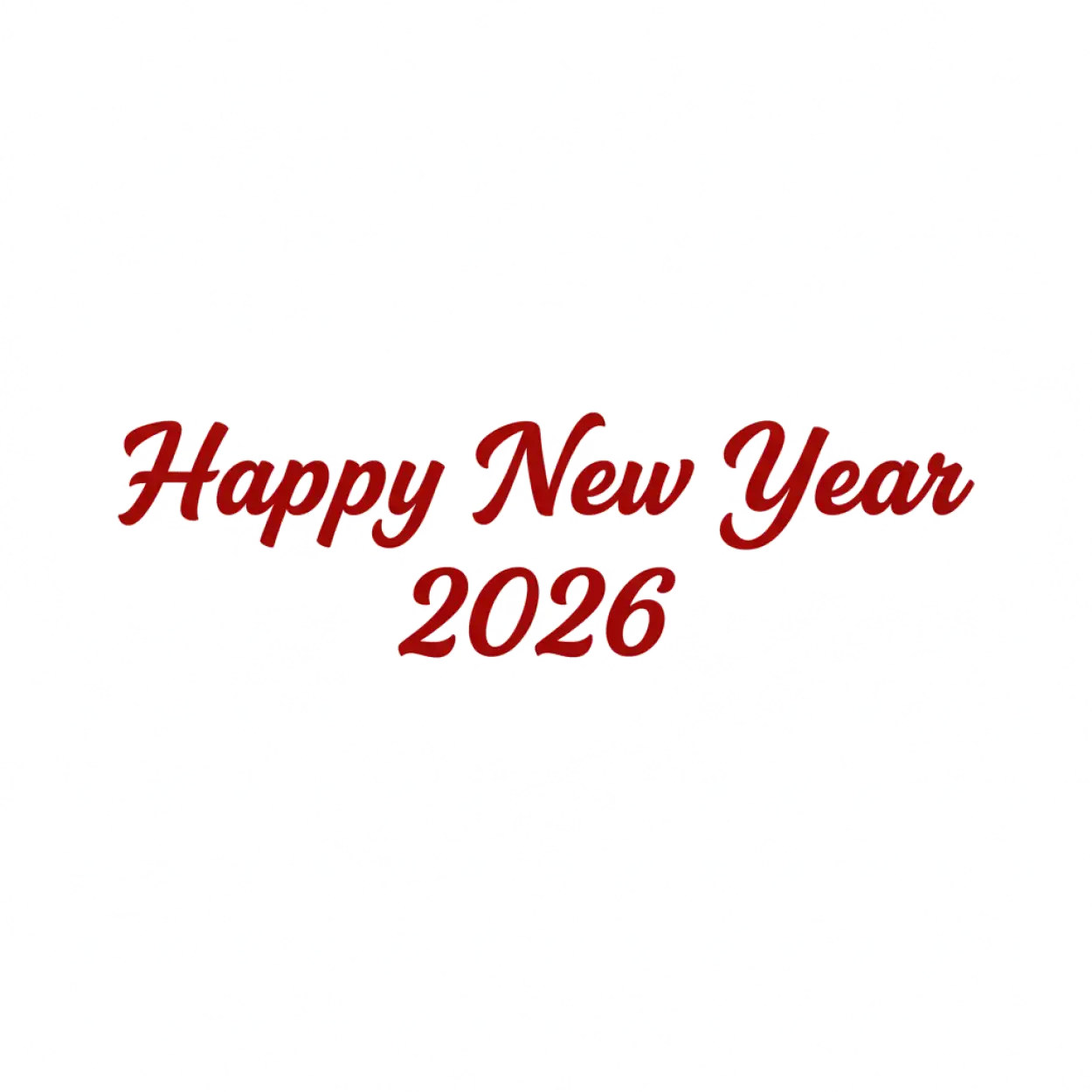 Free Download Happy New Year 2026 Png Text Stylish Font - High Quality Happy New Year 2026 Png PNG Image