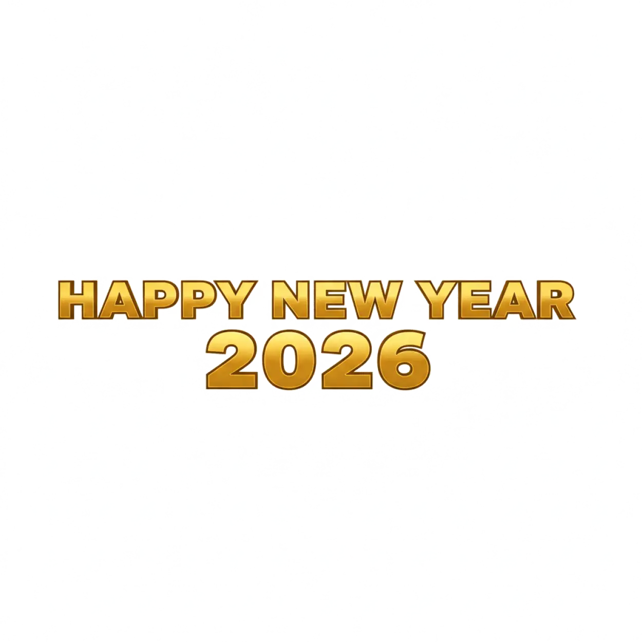 Free Download Happy New Year 2026 Png Without Background - High Quality Happy New Year 2026 Png PNG Image