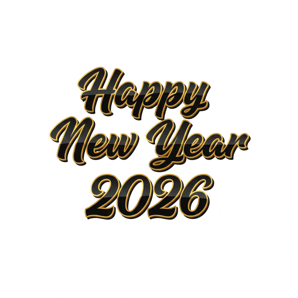 Free Download Happy New Year 2026 Png - High Quality Happy New Year 2026 Png PNG Image
