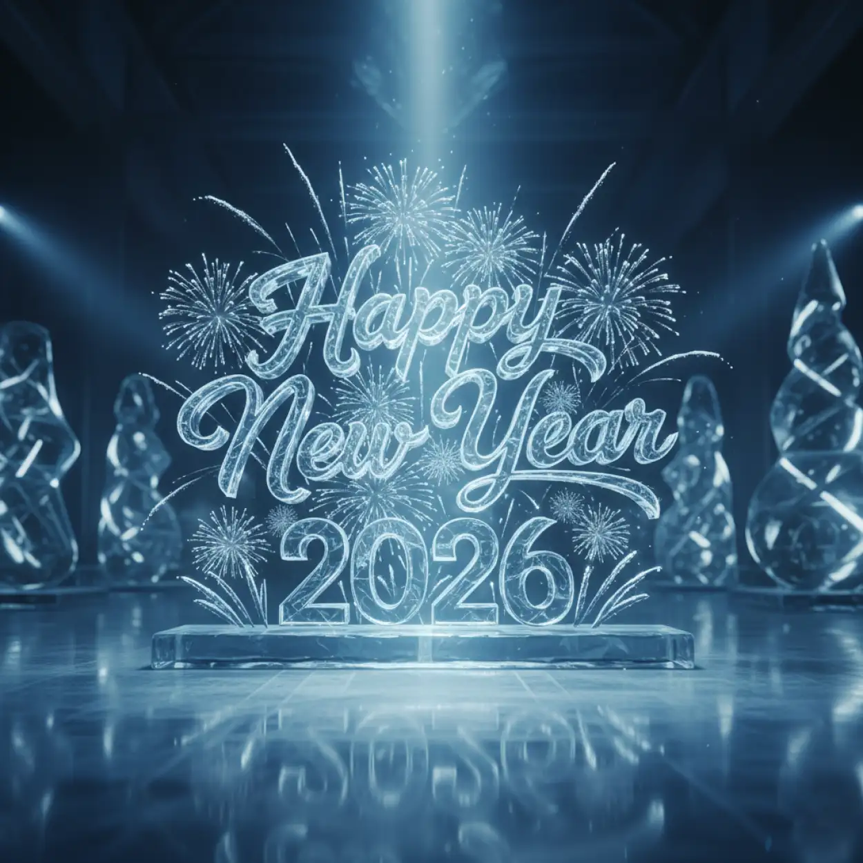 Free Download Happy New Year 2026 Printable Greeting Card - High Quality Happy New Year 2026 Background