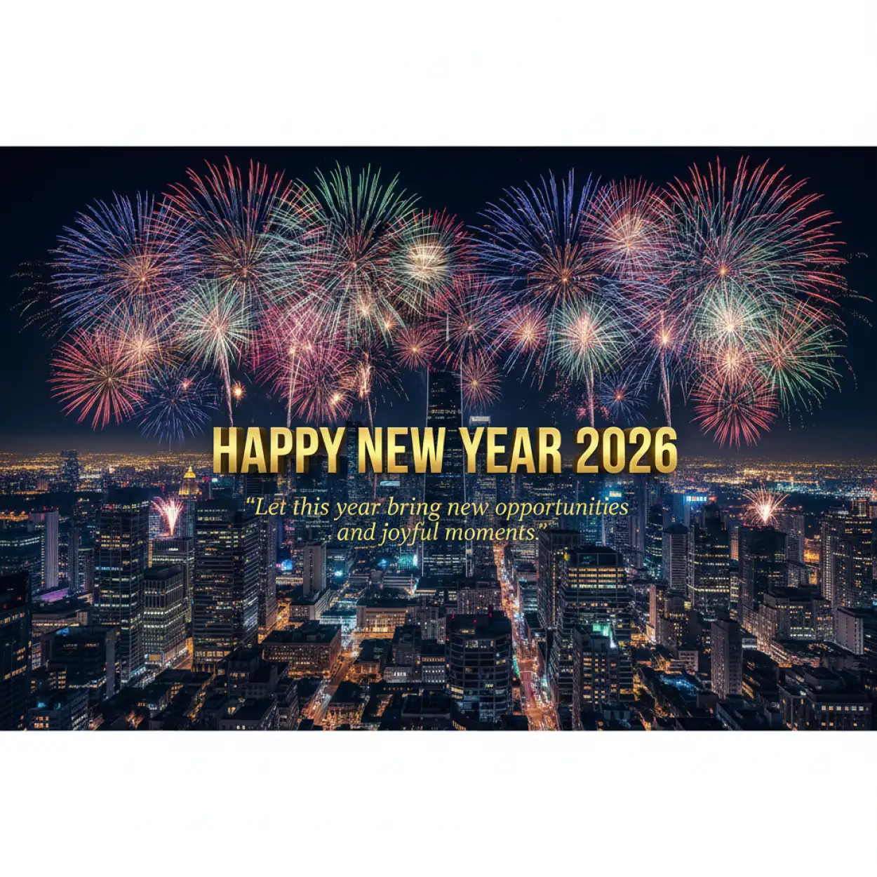 Free Download Happy New Year 2026 Whatsapp Greeting Png - High Quality Happy New Year 2026 Greetings For Whatsapp Transparent PNG