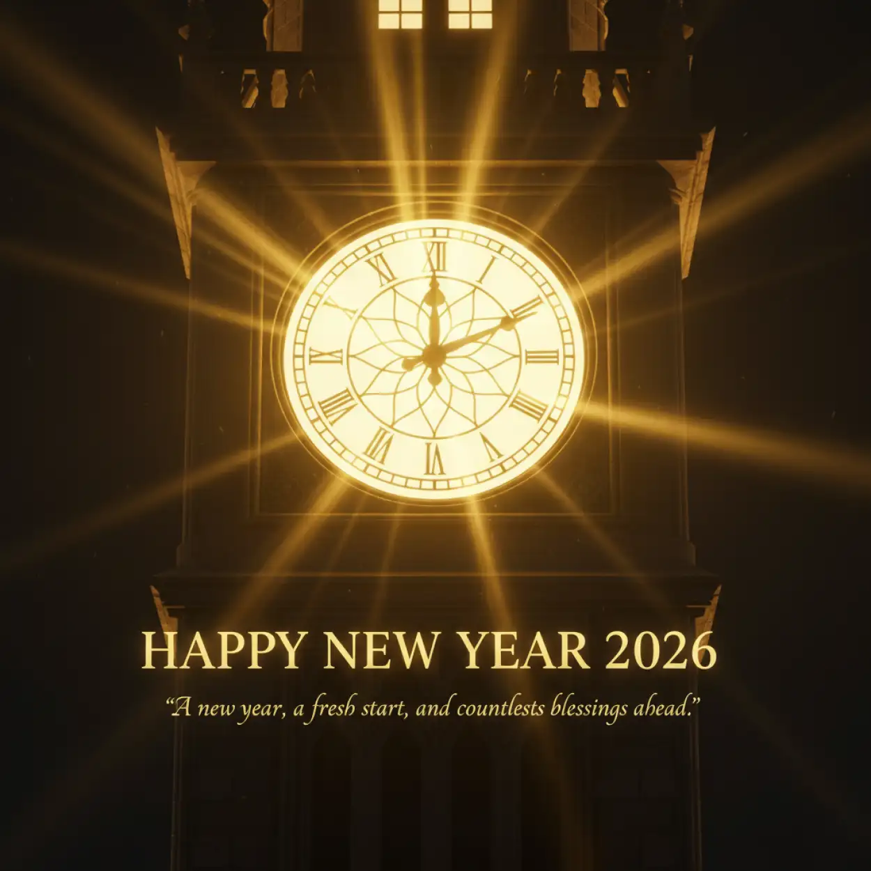 Free Download Happy New Year 2026 Whatsapp Greetings Hd - High Quality Happy New Year 2026 Greetings For Whatsapp Image