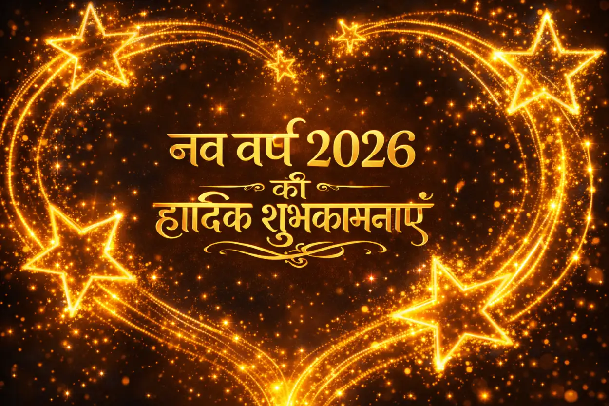 Free Download Happy New Year 2026 Wishes In Hindi - High Quality Happy New Year 2026 Wishes In Hindi Image