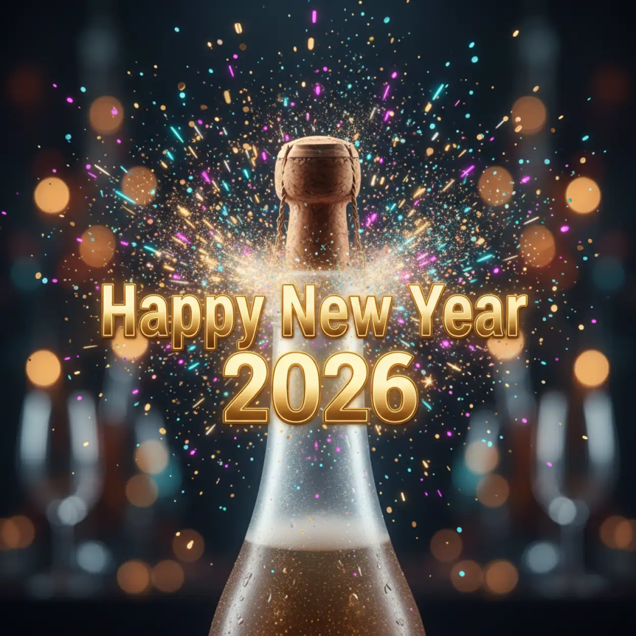 Free Download Happy New Year 2026 Wishes Modern - High Quality Happy New Year 2026 Wishes Background