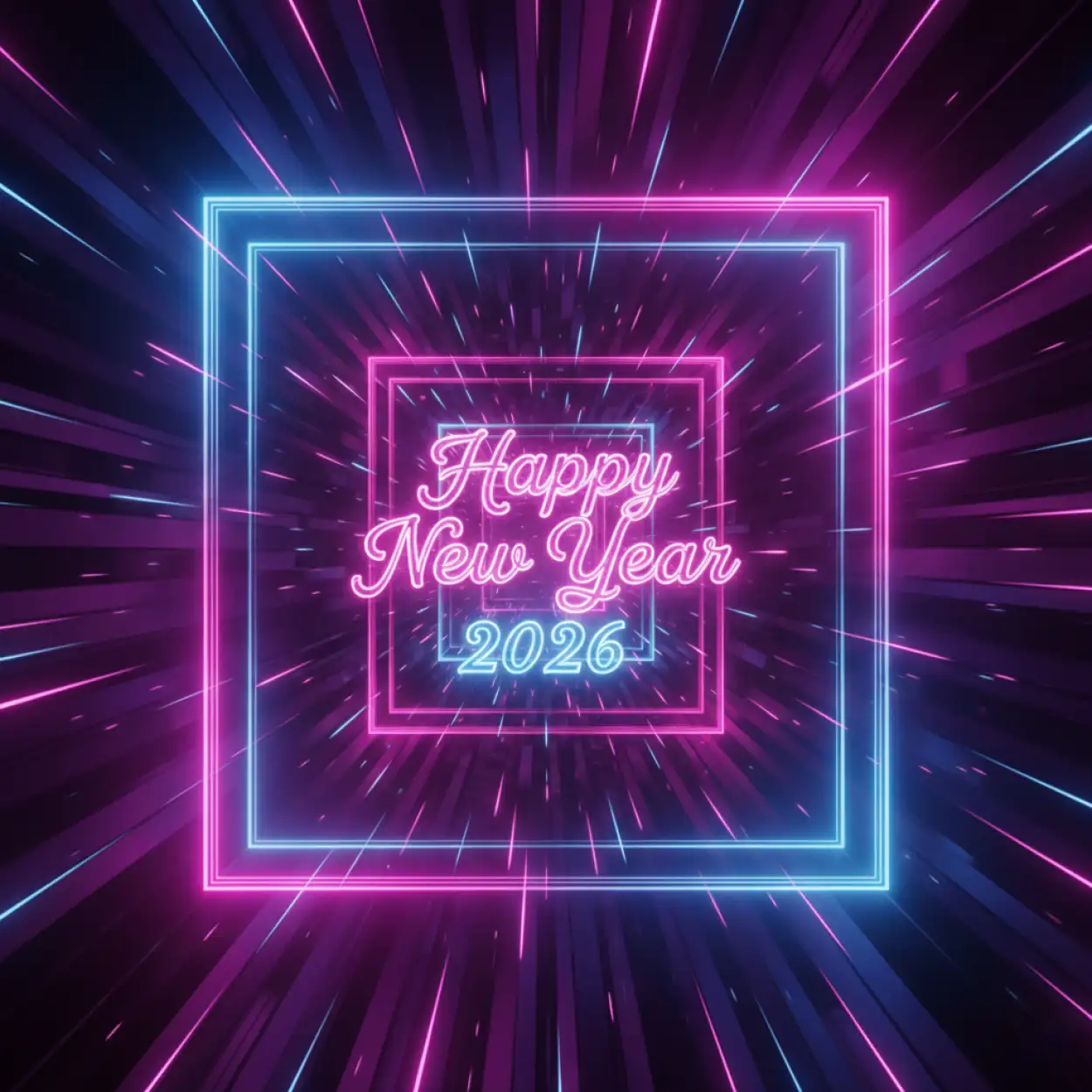 Free Download Happy New Year 2026 Wishes Night Background - High Quality Happy New Year 2026 Wishes Background