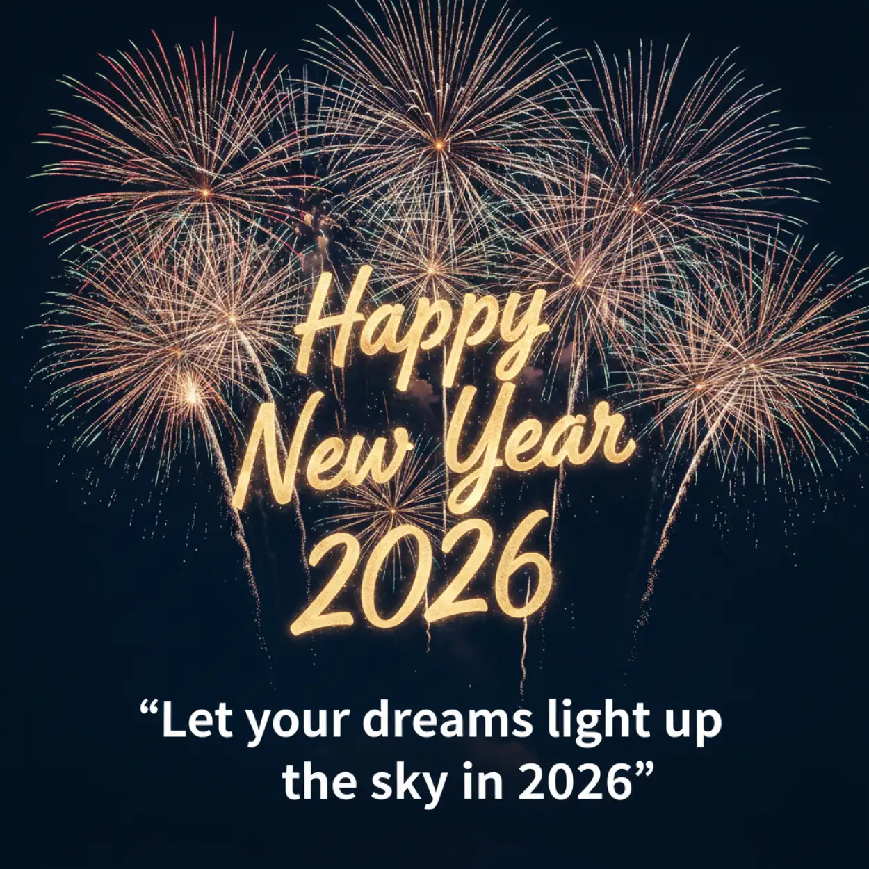 Free Download Happy New Year 2026 Wishes With Meaningful Quotes - High Quality Happy New Year 2026 Wishes With Quote Image