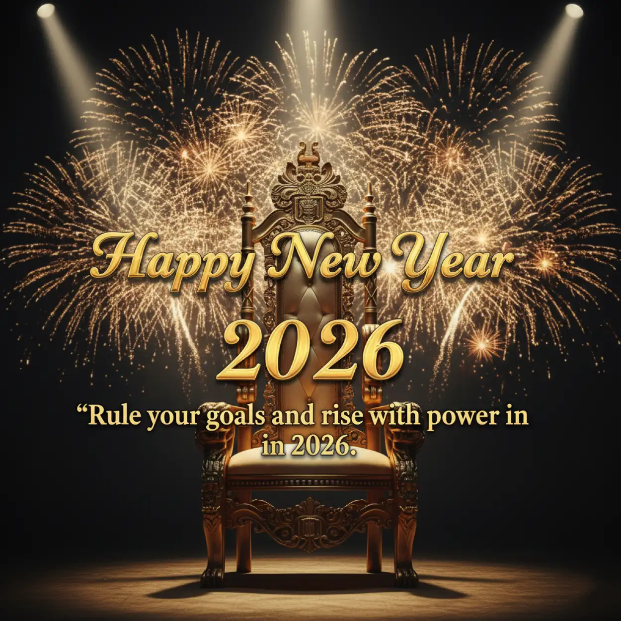Free Download Happy New Year 2026 Wishes With Quotes For Teacher - High Quality Happy New Year 2026 Wishes With Quote Image