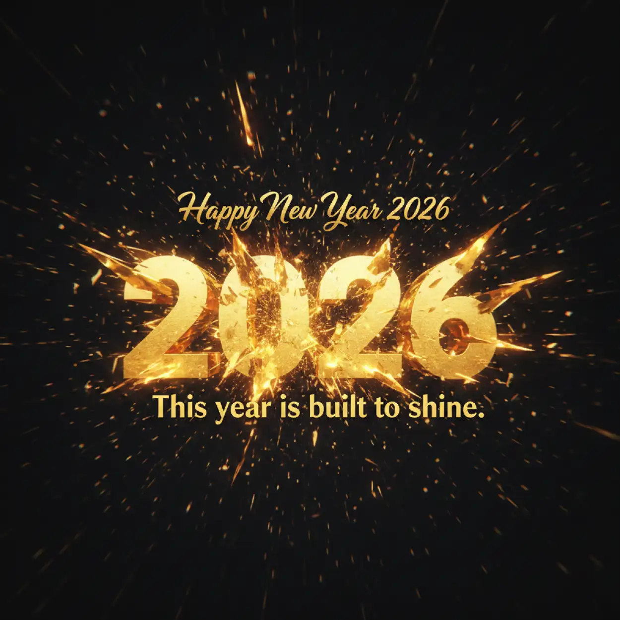 Free Download Happy New Year 2026 Wishes With Quotes In English - High Quality Happy New Year 2026 Wishes With Quote Background