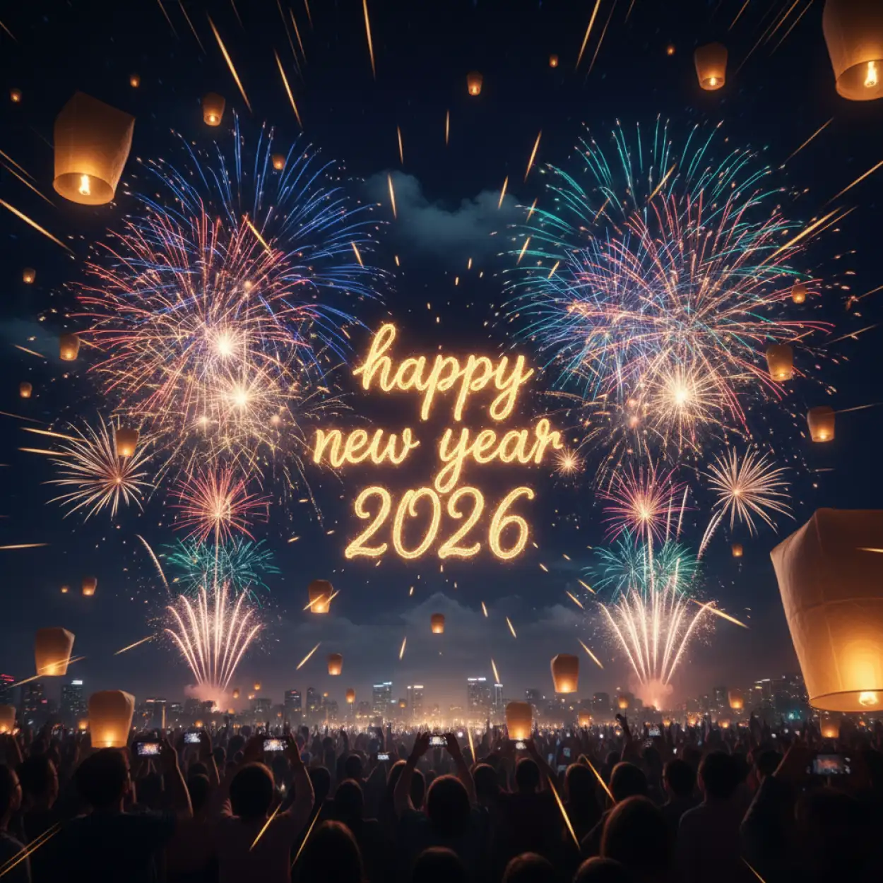 Free Download Happy New Year 2026 Wishes - High Quality Happy New Year 2026 Image