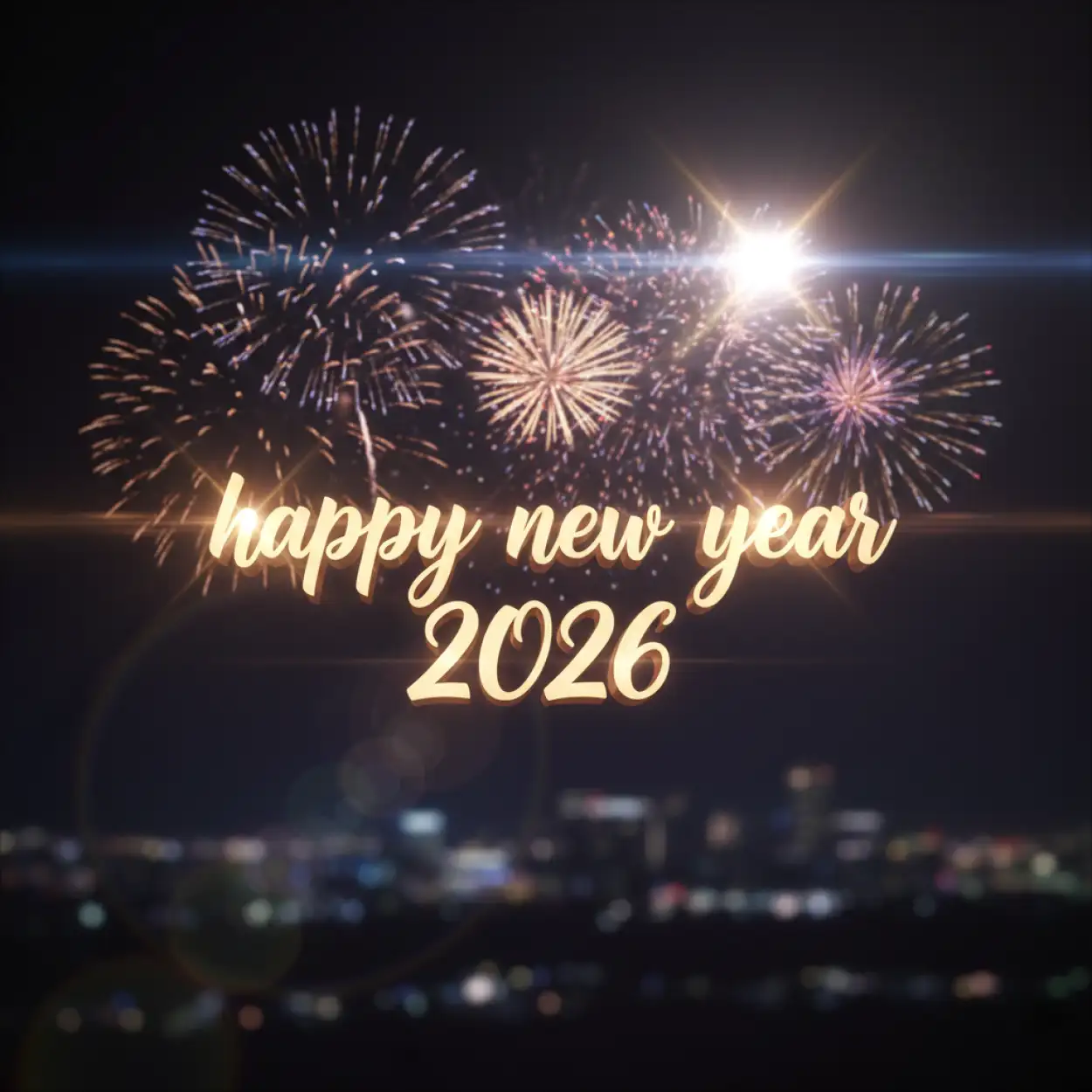 Free Download Happy New Year 2026 Youtube Thumbnail Background - High Quality Happy New Year 2026 Background