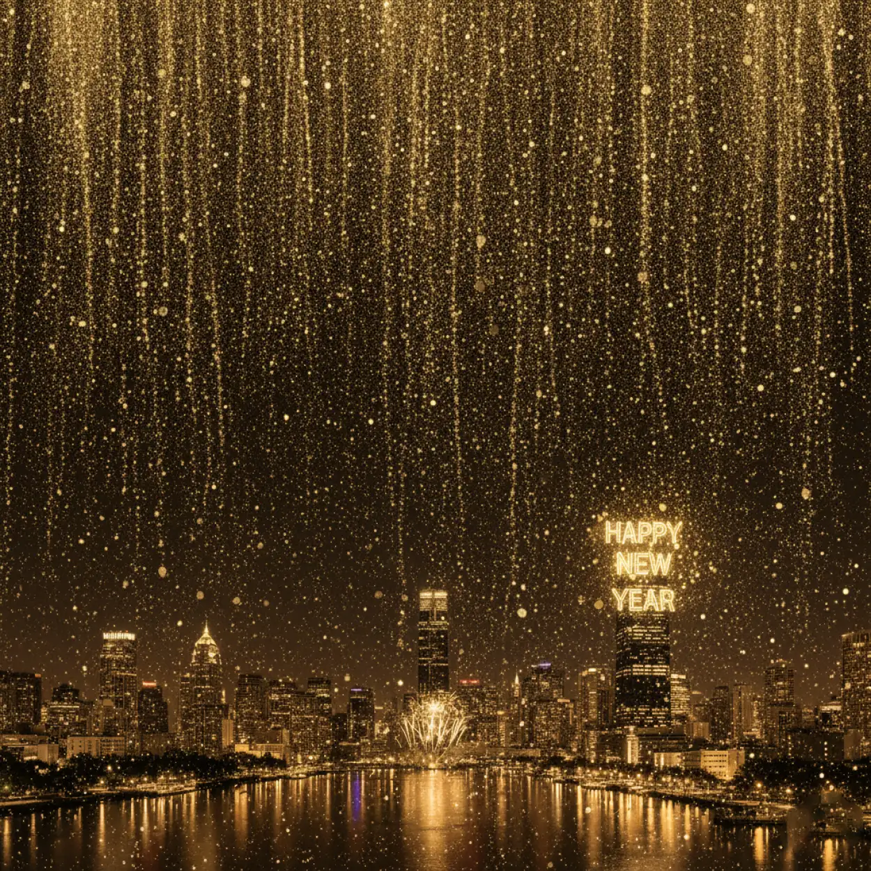 Free Download Happy New Year Background Celebration Concept - High Quality Happy New Year Background Background