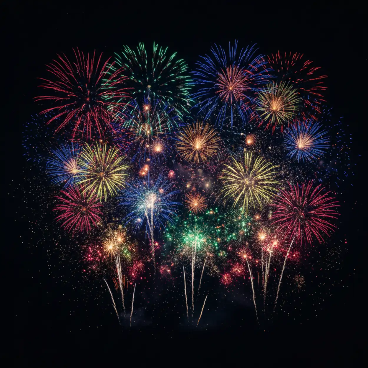 Free Download Happy New Year Background Festive Glow Lights - High Quality Happy New Year Background Background