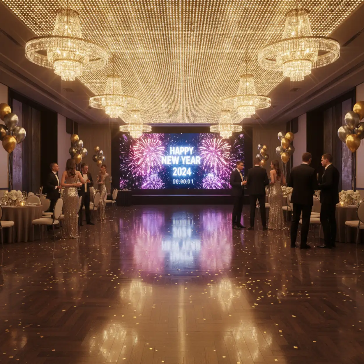 Free Download Happy New Year Party Background Without Text - High Quality New Year Party Background Hd Background