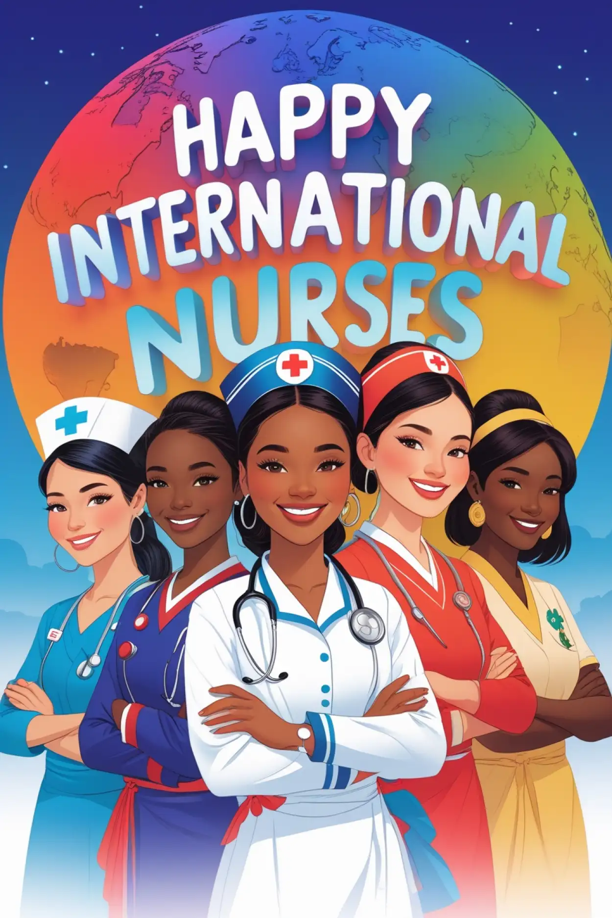 Free Download Happy Nurses Day Lines For Doctors And Patients - High Quality Happy Iinternational Nurses Day Background