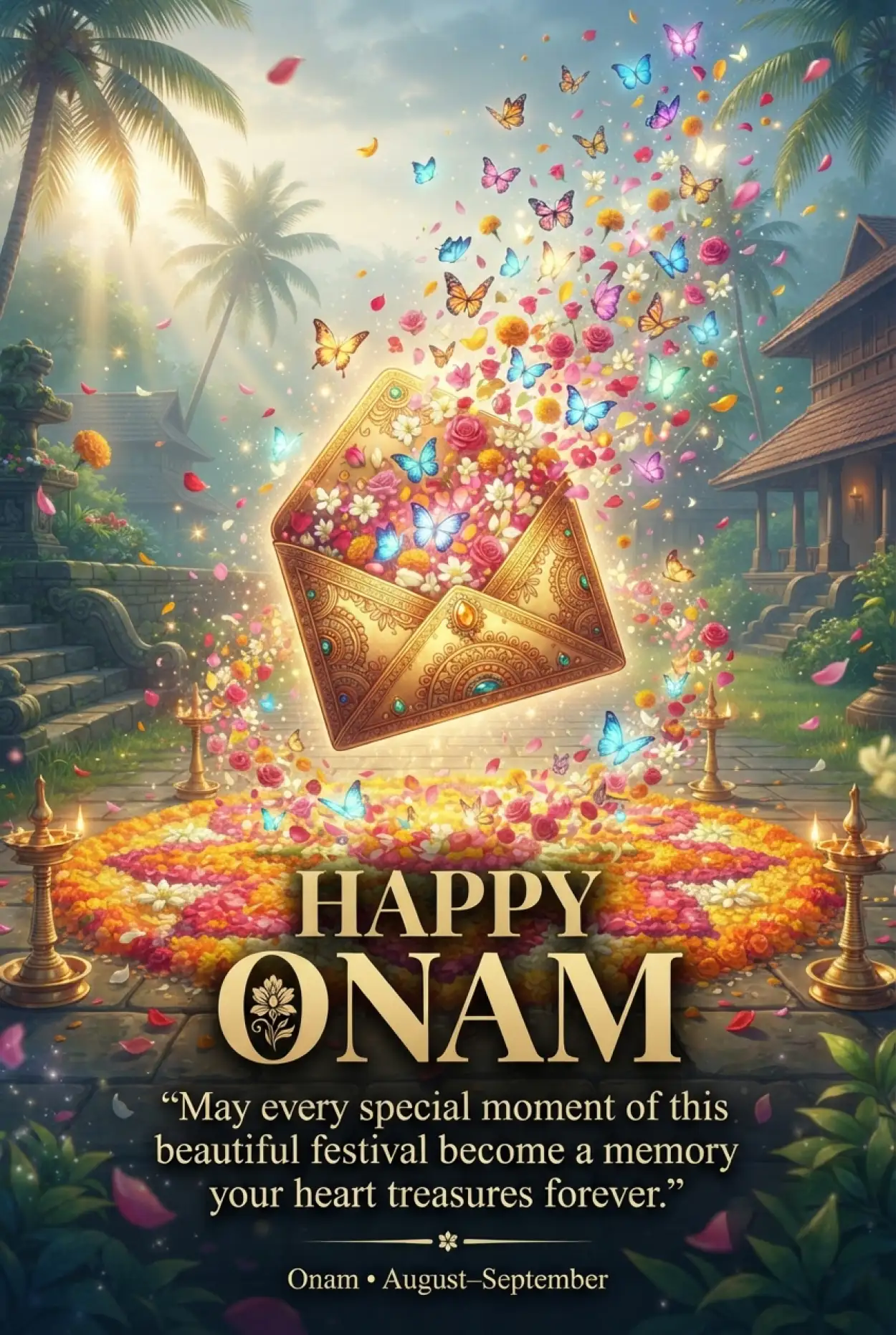 Free Download Happy Onam 2026 Festival Banner Design - High Quality Happy Onam 2026 Image