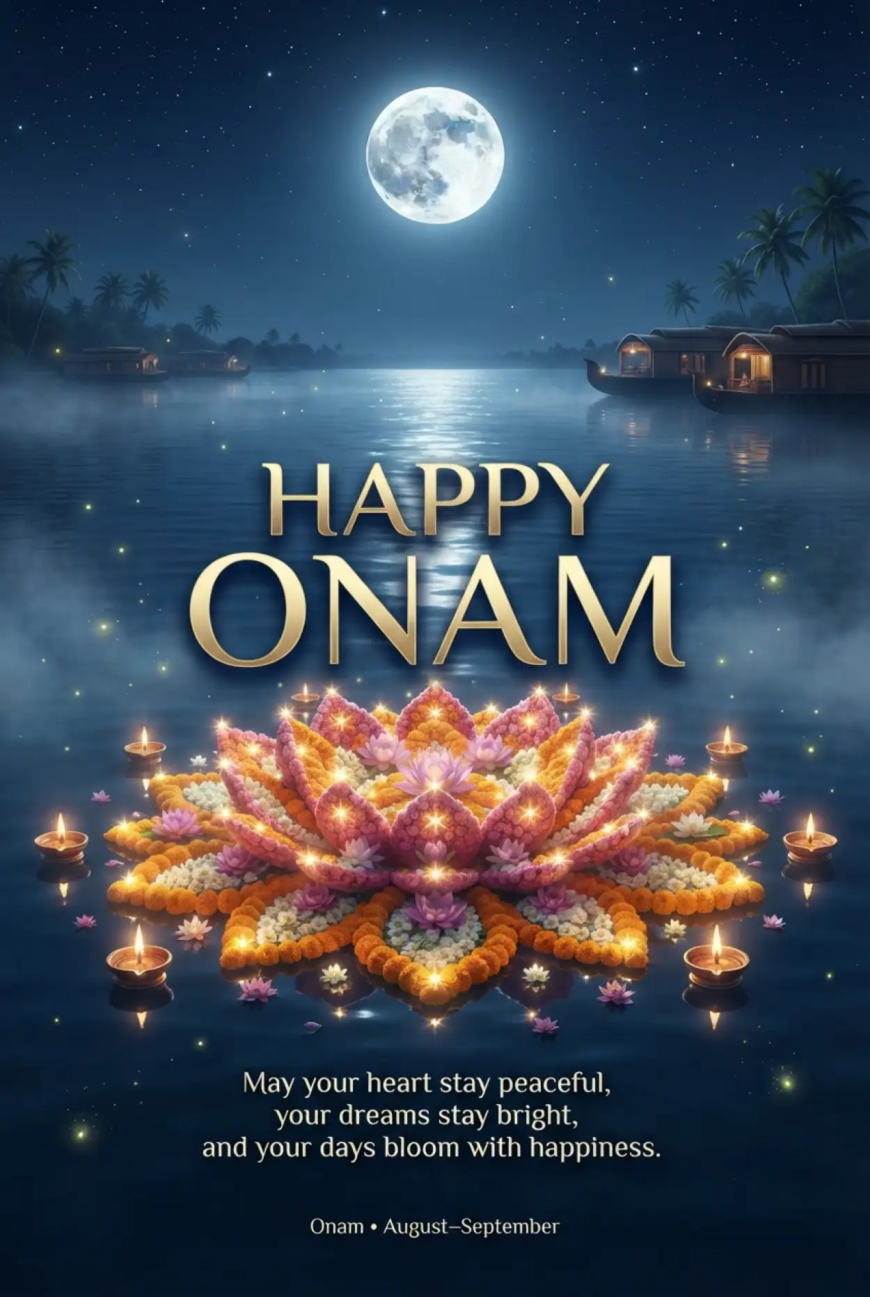 Free Download Happy Onam 2026 Festival Wishes Collection - High Quality Happy Onam 2026 Image