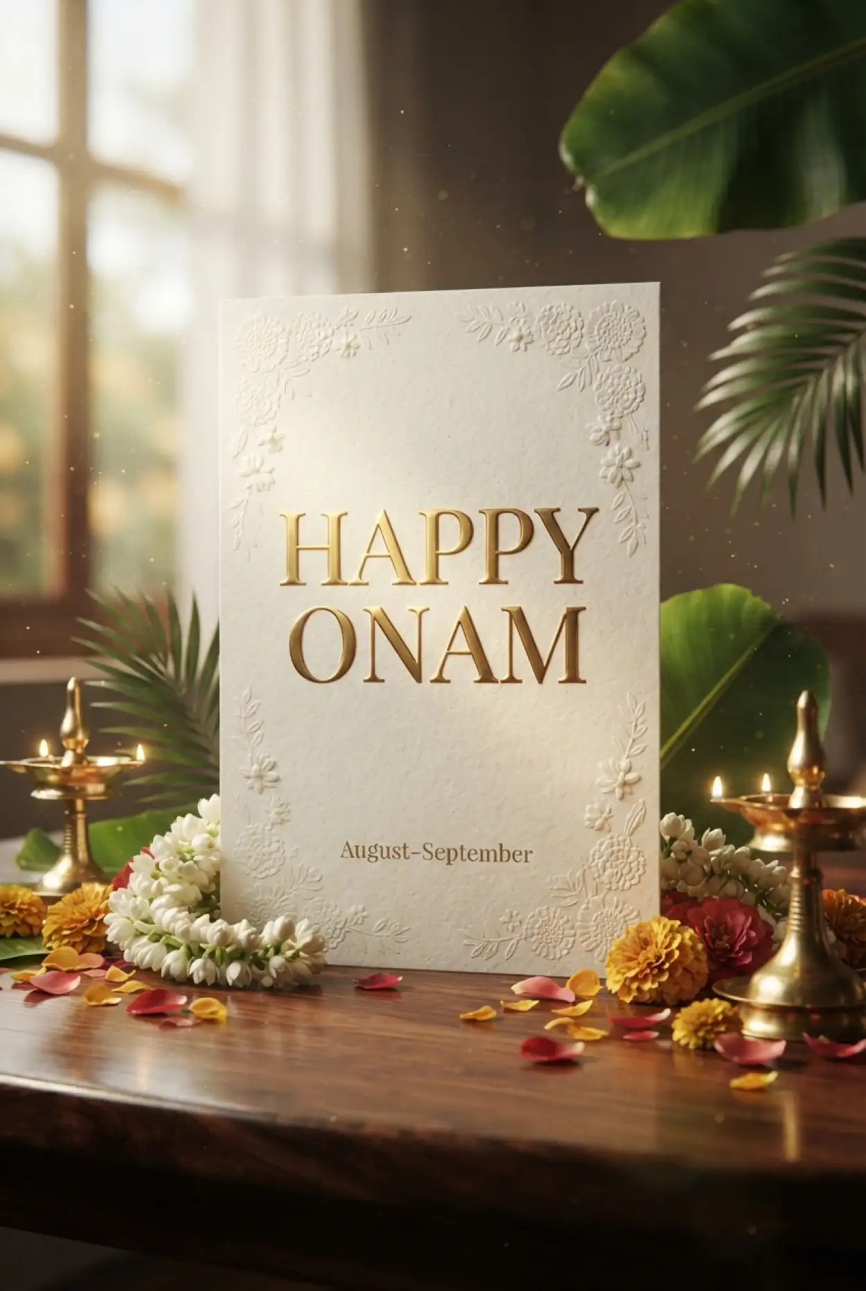 Free Download Happy Onam 2026 Festive Card Design - High Quality Happy Onam 2026 Image
