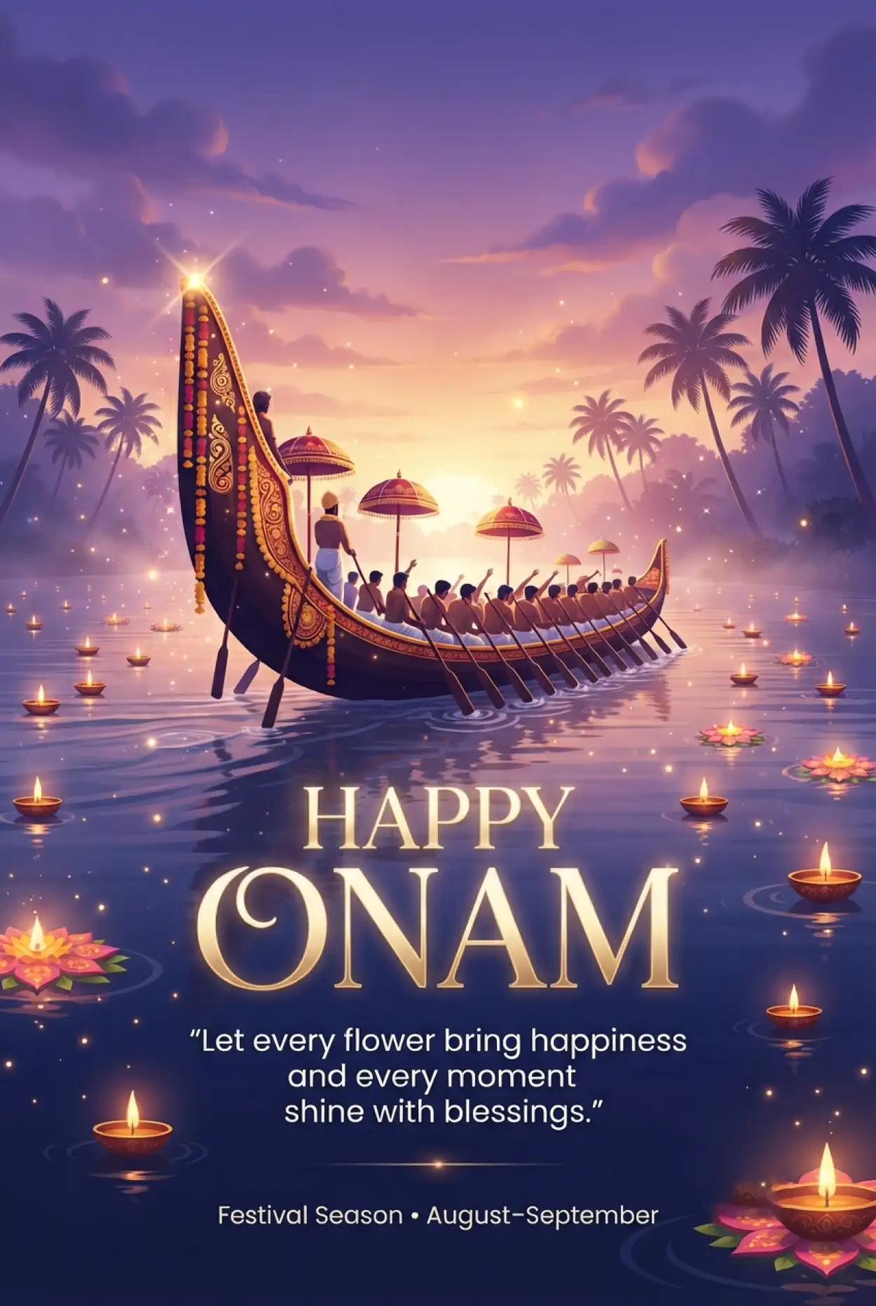 Free Download Happy Onam 2026 Wishes For Kerala People - High Quality Happy Onam 2026 Image