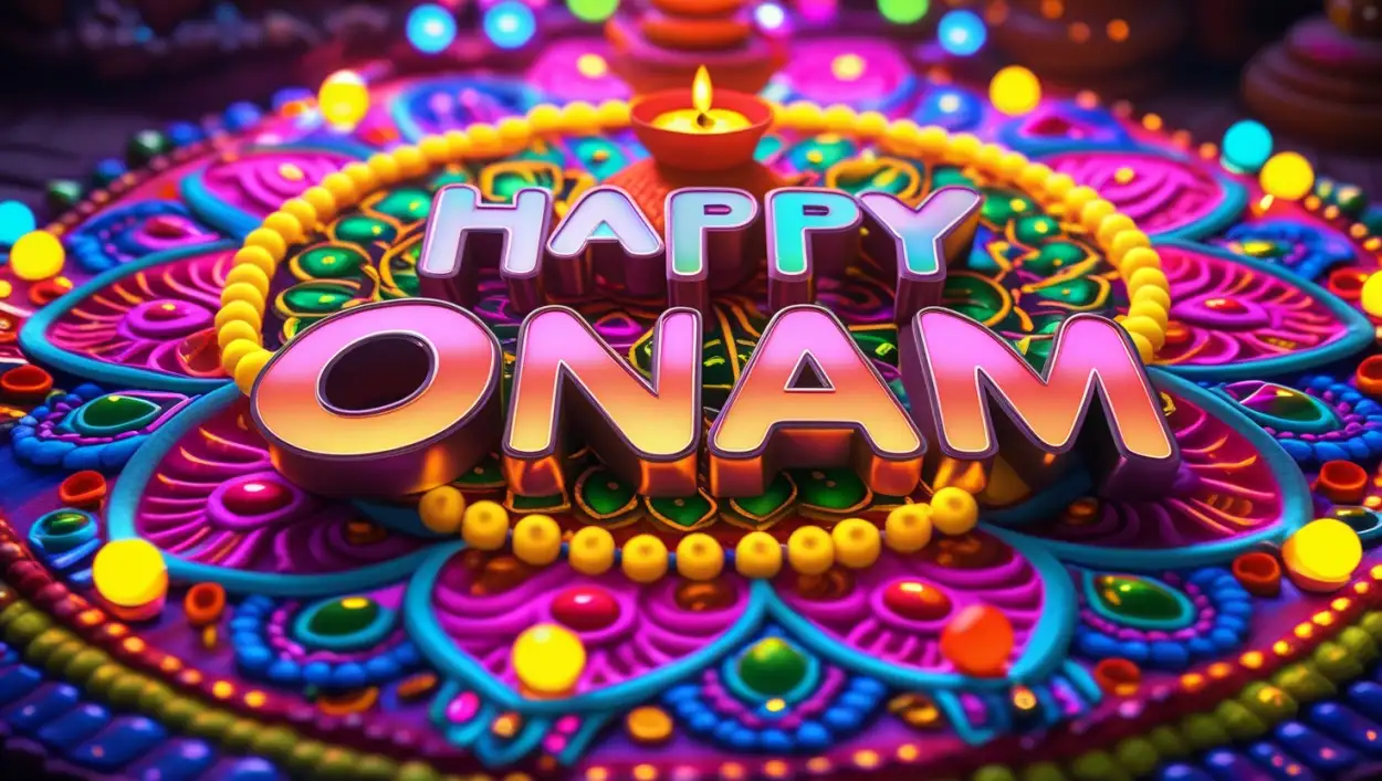 Free Download Happy Onam Vector Art Design Free - High Quality Happy Onam Background