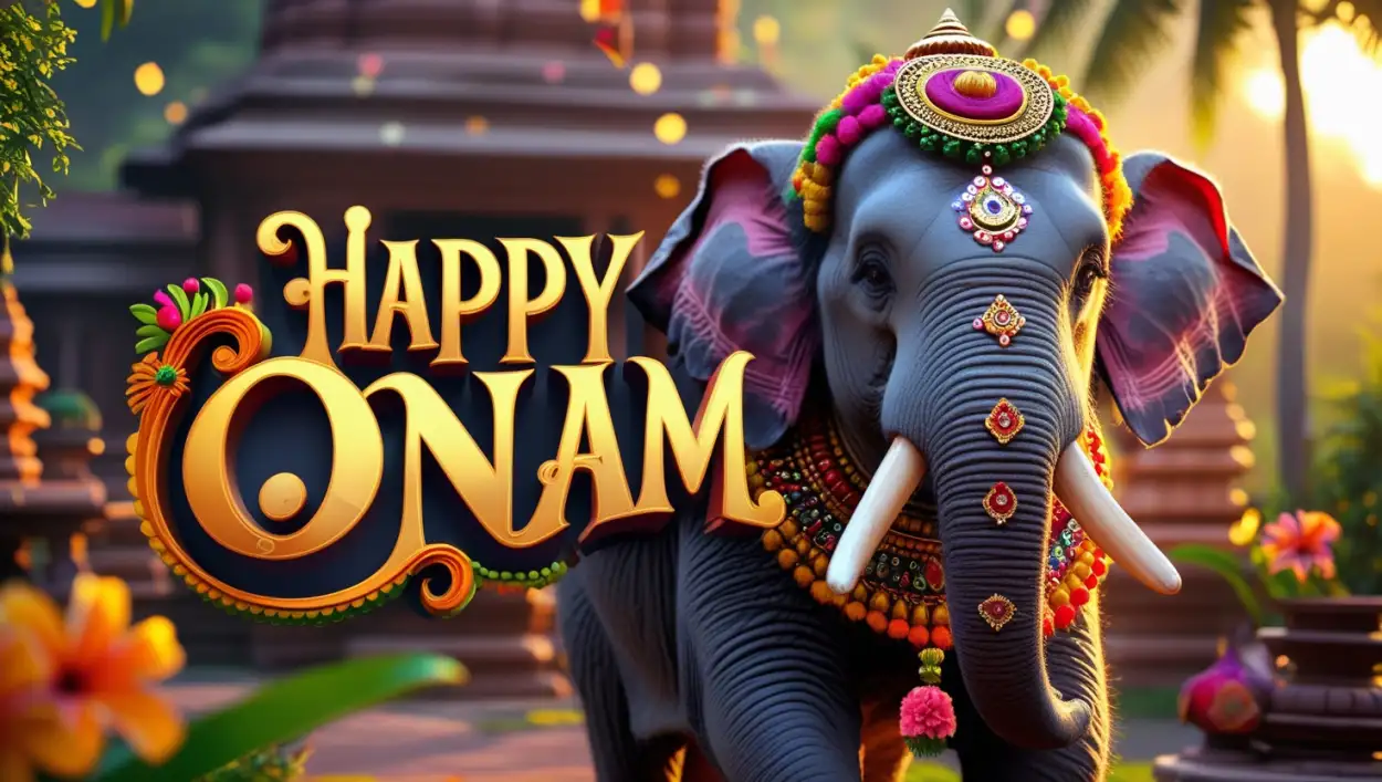 Free Download Happy Onam Wishes For Employees And Staff - High Quality Happy Onam Background