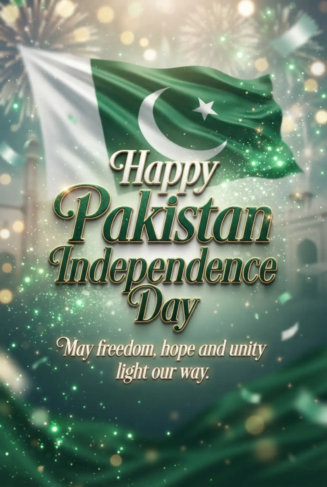 Free Download Happy Pakistan Independence Day 2026 Banner - High Quality Pakistan Independence Day 2026 Image