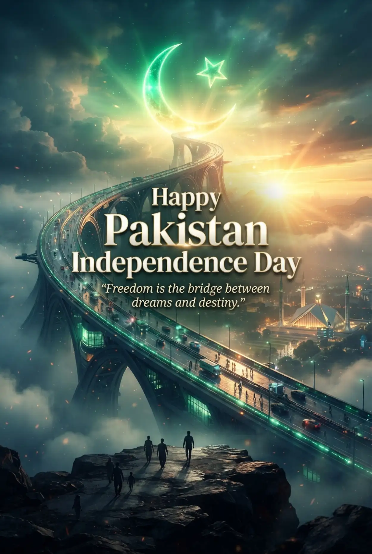 Free Download Happy Pakistan Independence Day 2026 Instagram Banner - High Quality Pakistan Independence Day 2026 Image