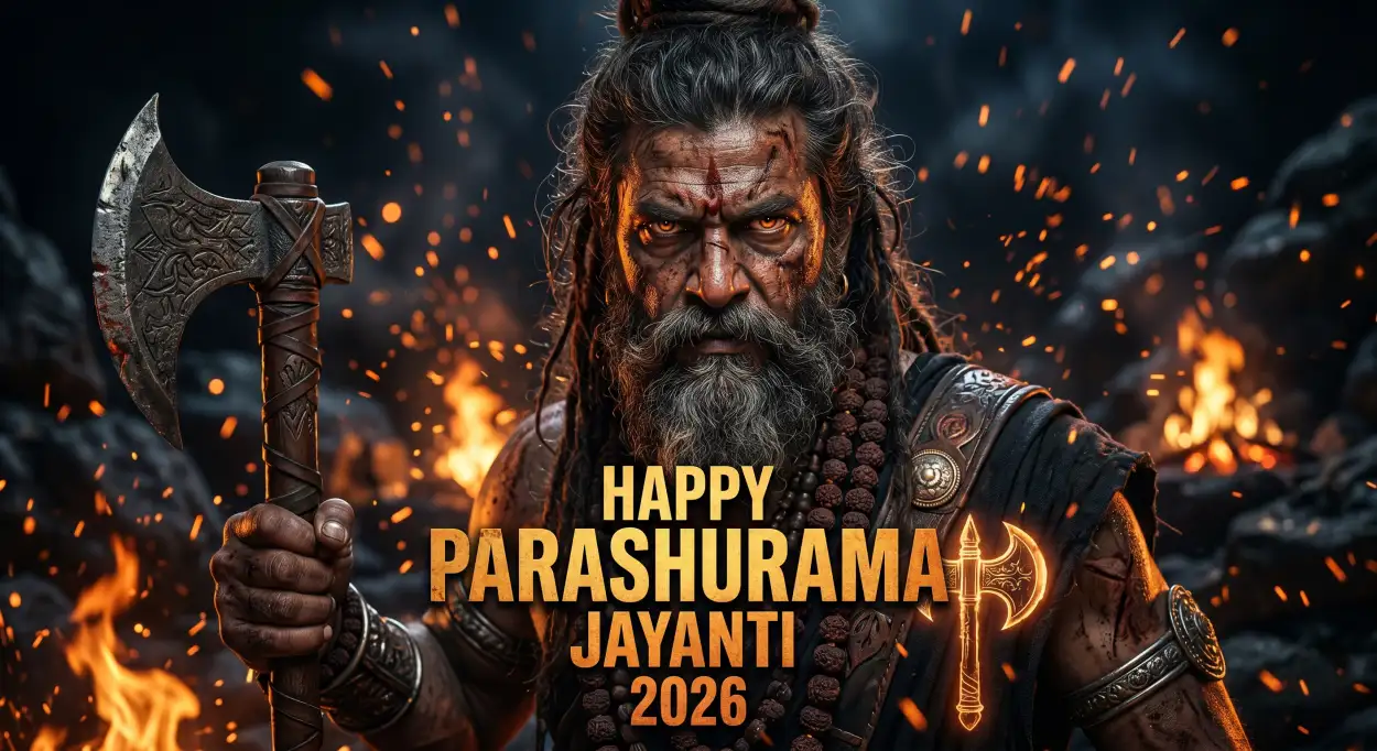 Free Download Happy Parashurama Jayanti 2026 Status - High Quality Happy Parashurama Jayanti Wishes 2026 Image
