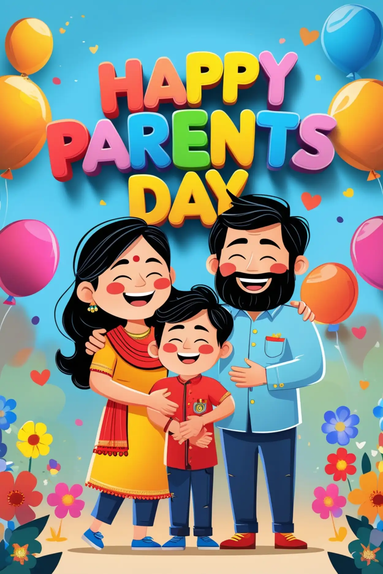 Free Download Happy Parents Day 2025 Theme And Slogan - High Quality Happy Parents Day Background