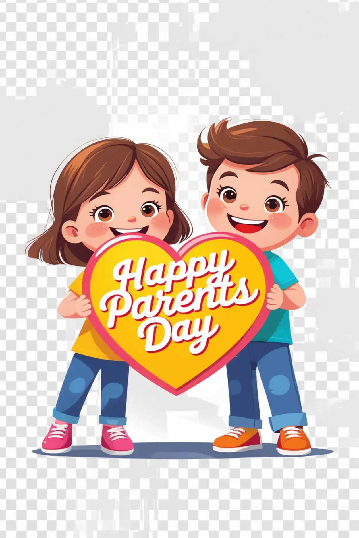 Free Download Happy Parents Day Banner Design Png Free - High Quality Happy Parents Day PNG Image
