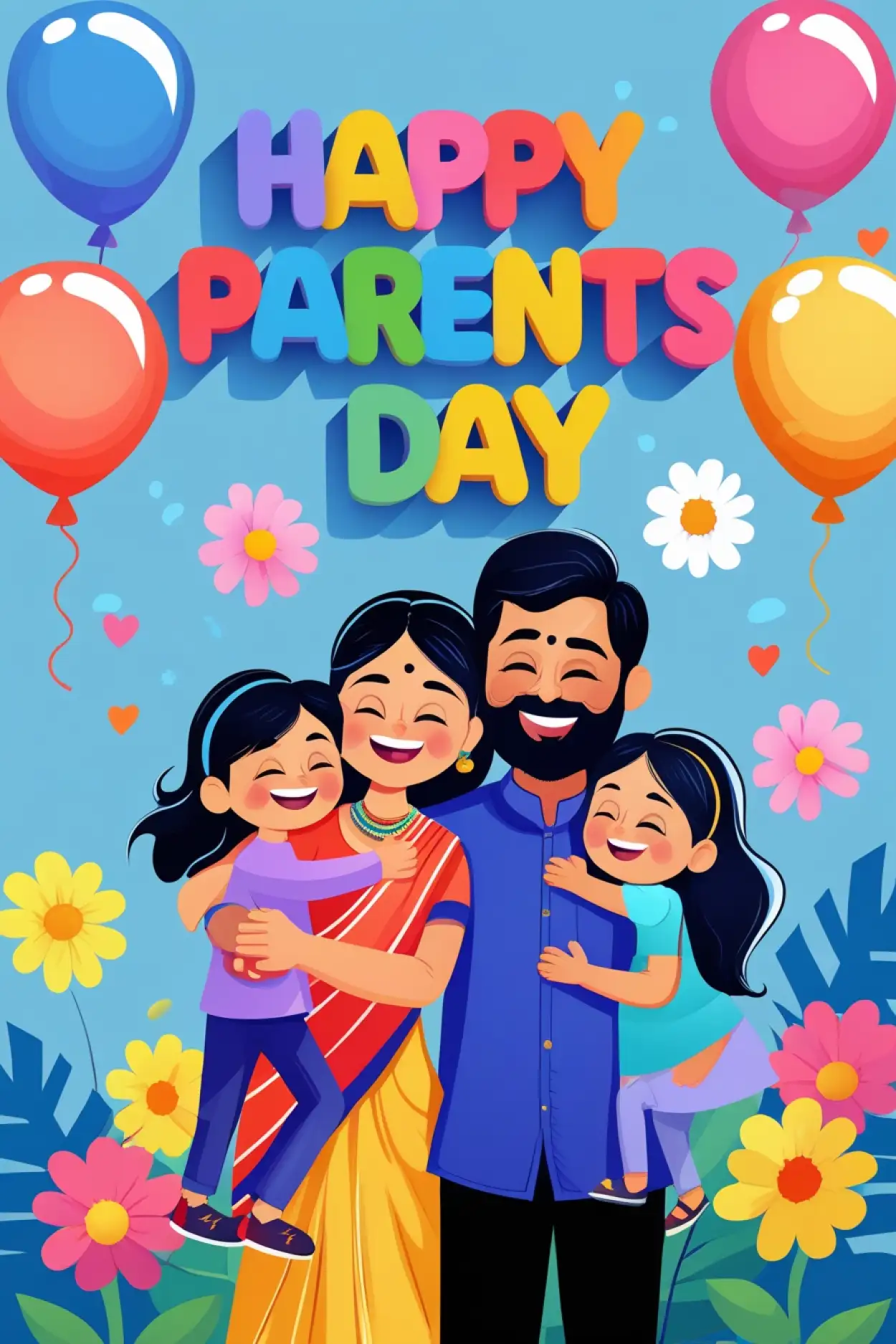 Free Download Happy Parents Day Celebration In India - High Quality Happy Parents Day Background