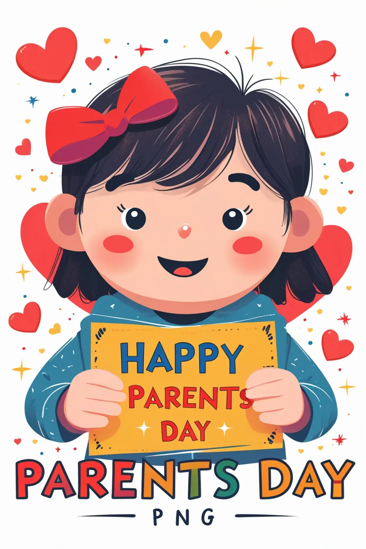 Free Download Happy Parents Day Drawing Easy And Beautiful - High Quality Happy Parents Day Background