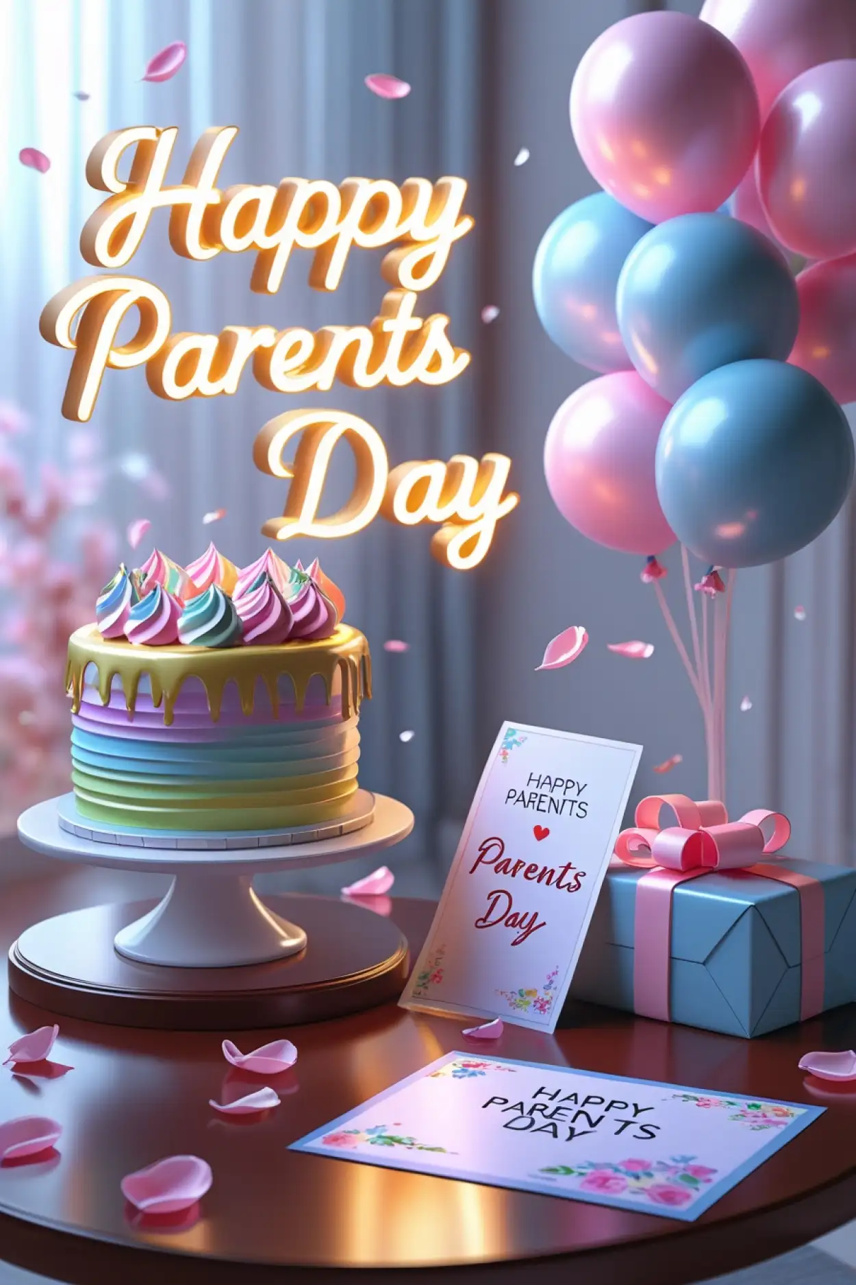 Free Download Happy Parents Day Greetings Card Online - High Quality Happy Parents Day Background