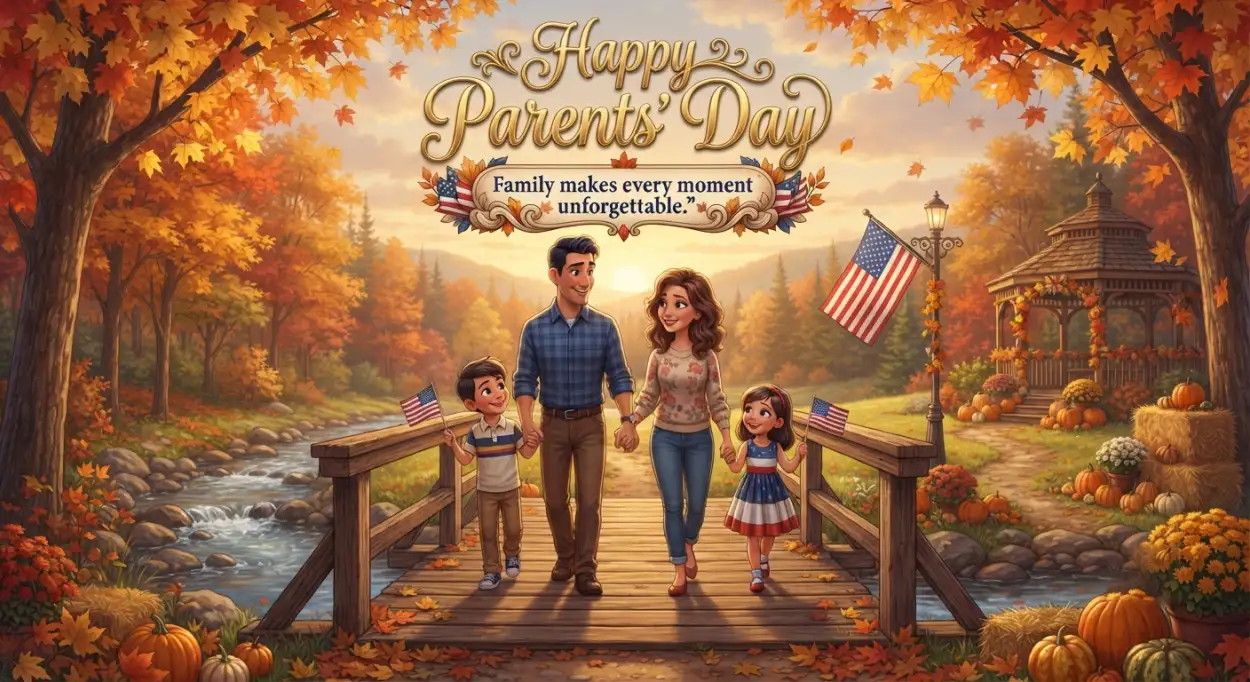 Free Download Happy Parents Day Hd Wallpaper 2026 - High Quality American Parents Day 2026 Image