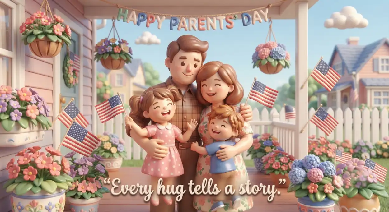 Free Download Happy Parents Day Trending Pinterest Graphics - High Quality American Parents Day 2026 Image