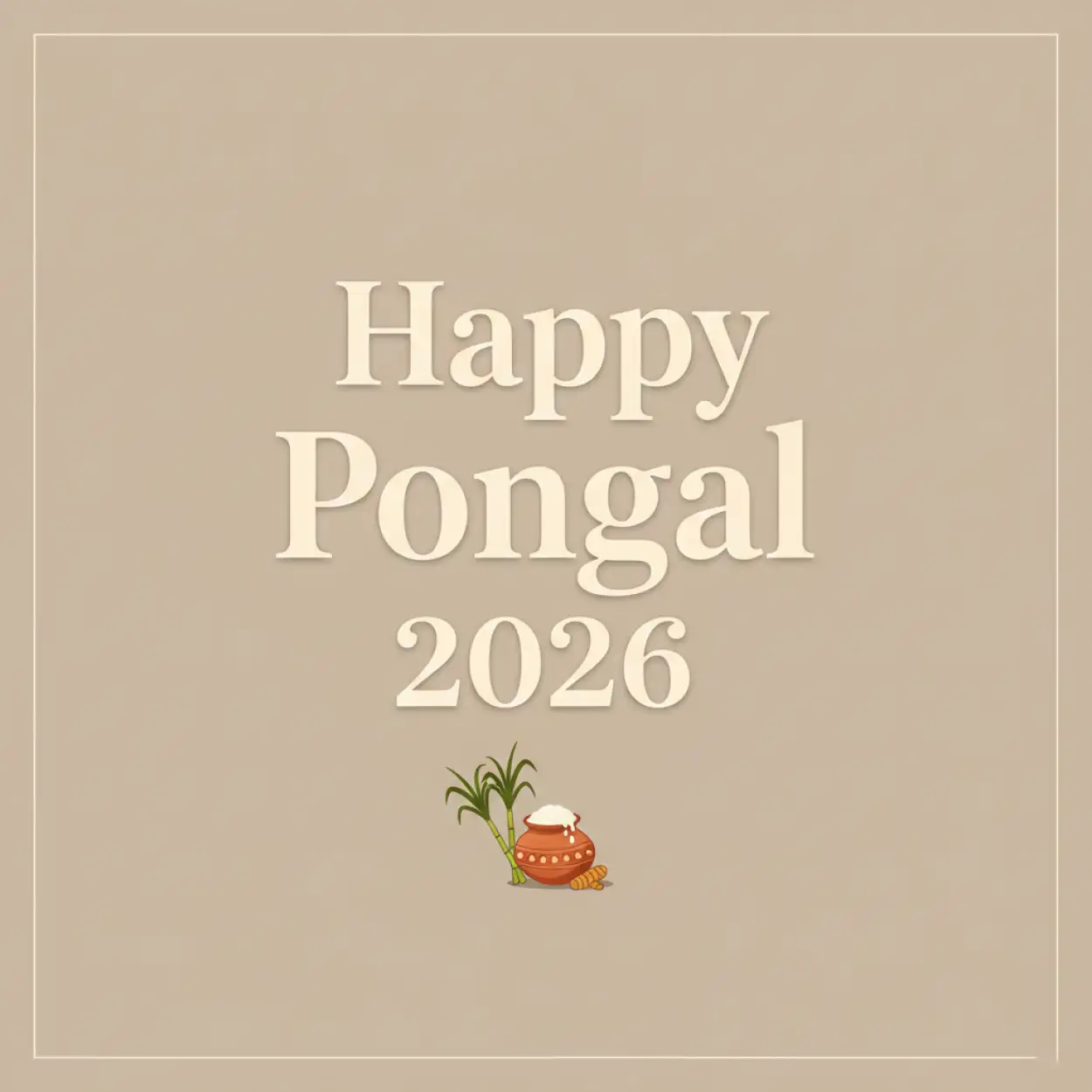 Free Download Happy Pongal Wishes Vector Illustration 2026 - High Quality Happy Pongal Wishes 2026 Background