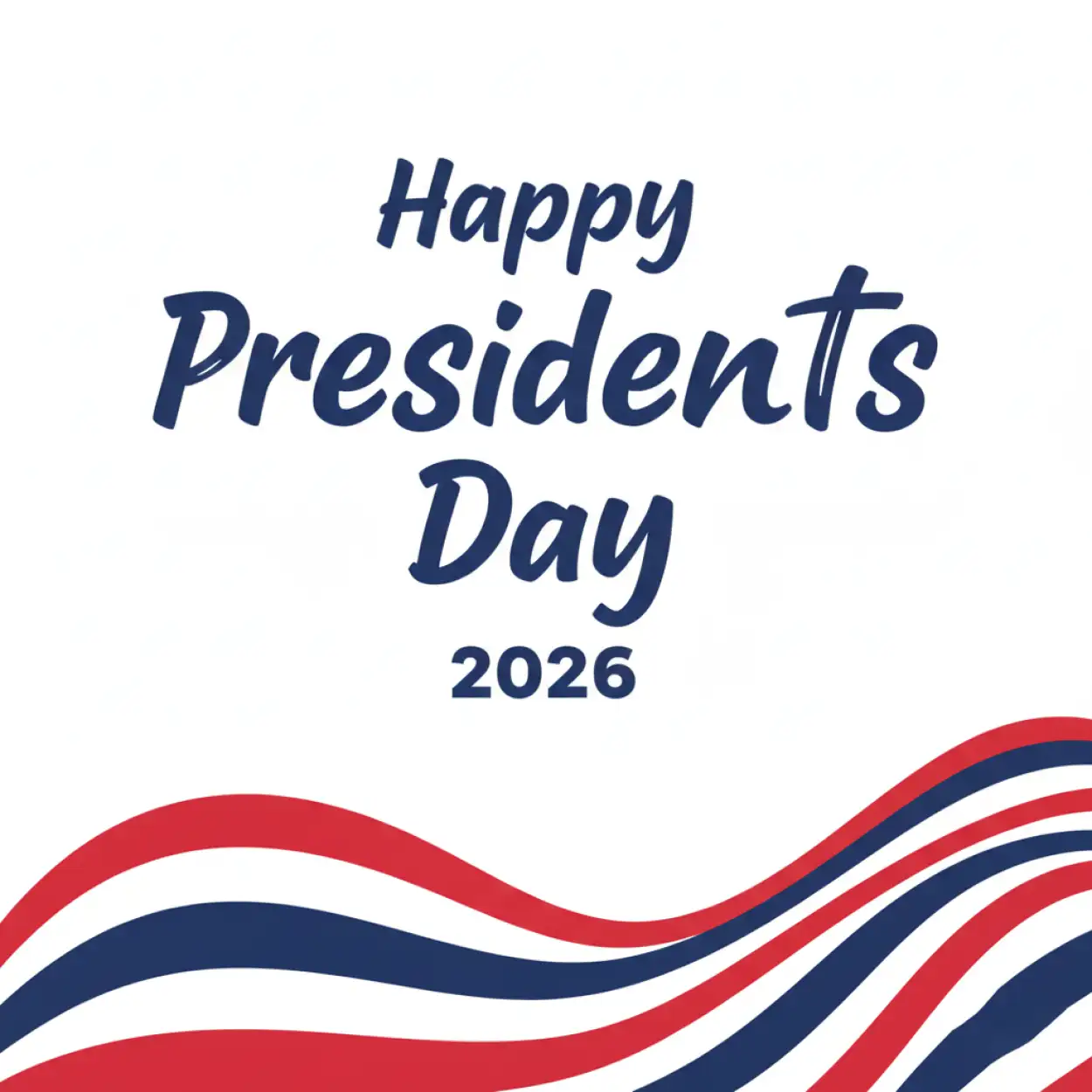 Free Download Happy Presidents Day 2026 Banner With Flag - High Quality Happy Presidents Day 2026 Background