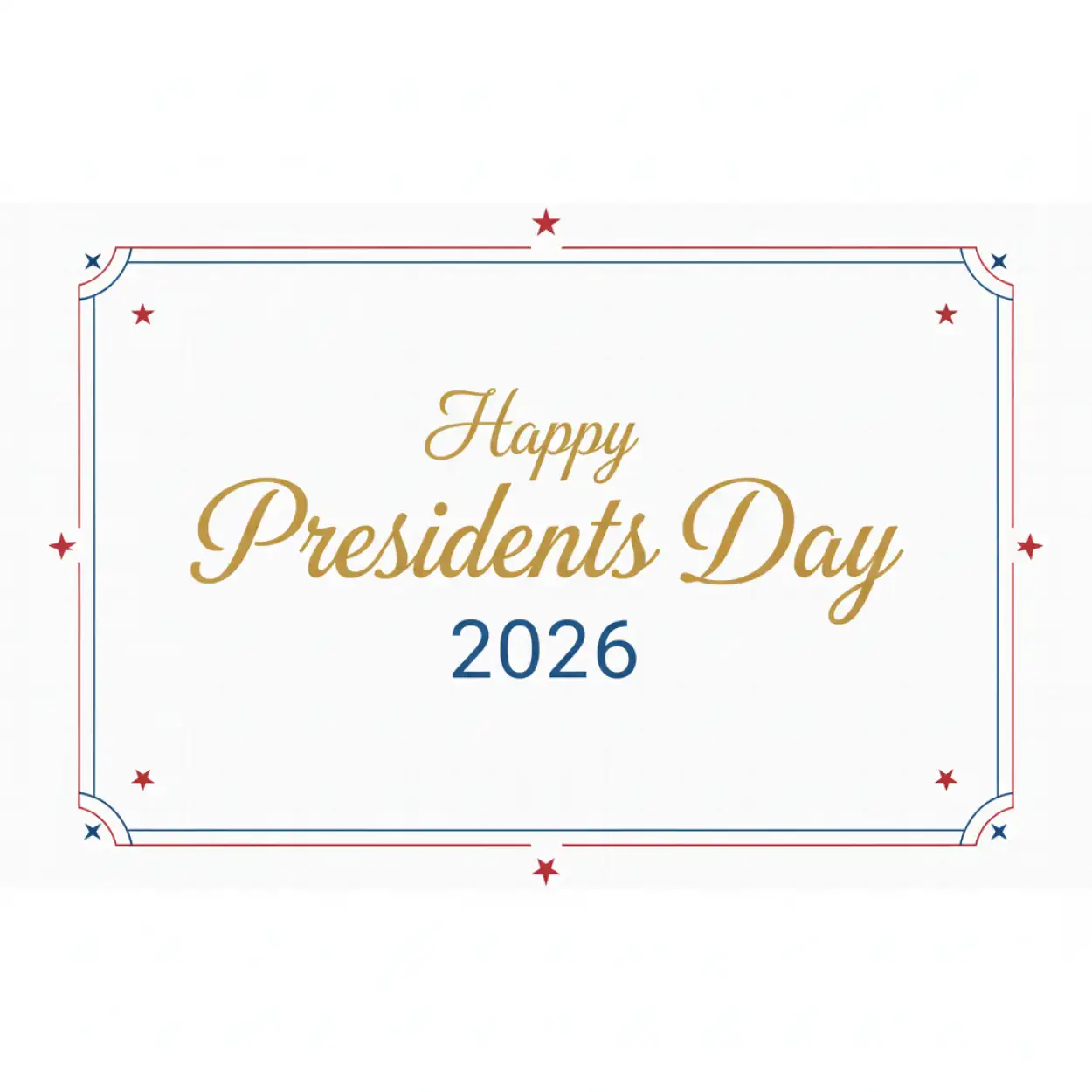 Free Download Happy Presidents Day 2026 Greeting Banner - High Quality Happy Presidents Day 2026 Background